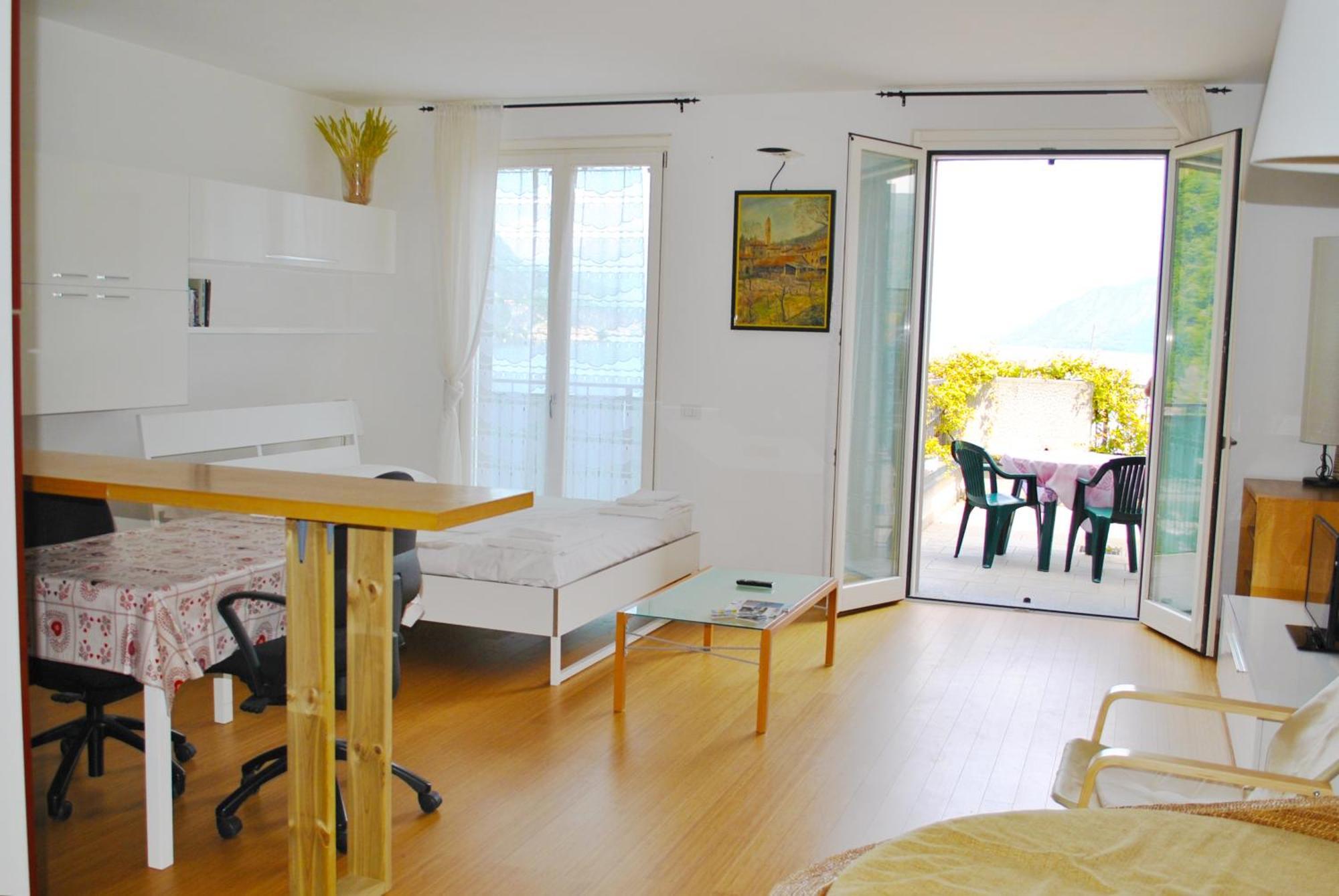 Studio Apartment Open Space With Terrace Argegno Esterno foto